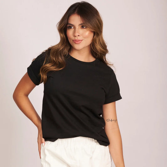CAMISETA BÁSICA NEGRO