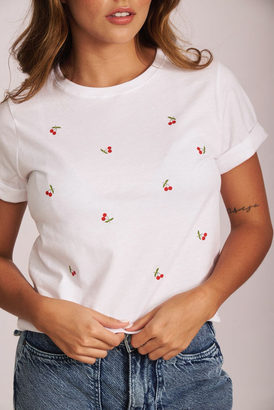 CAMISETA FONDEO CEREZAS