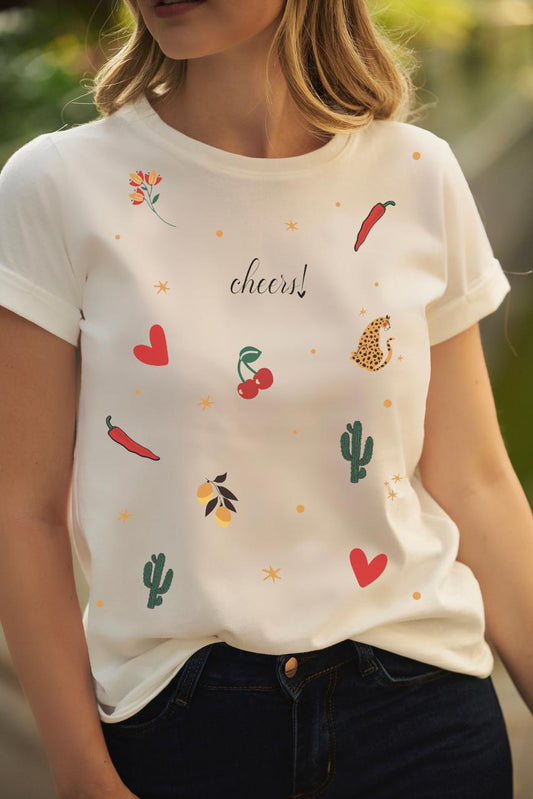 CAMISETA FONDEO CHEERS